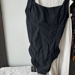 Black One-Piece Swimsuit
